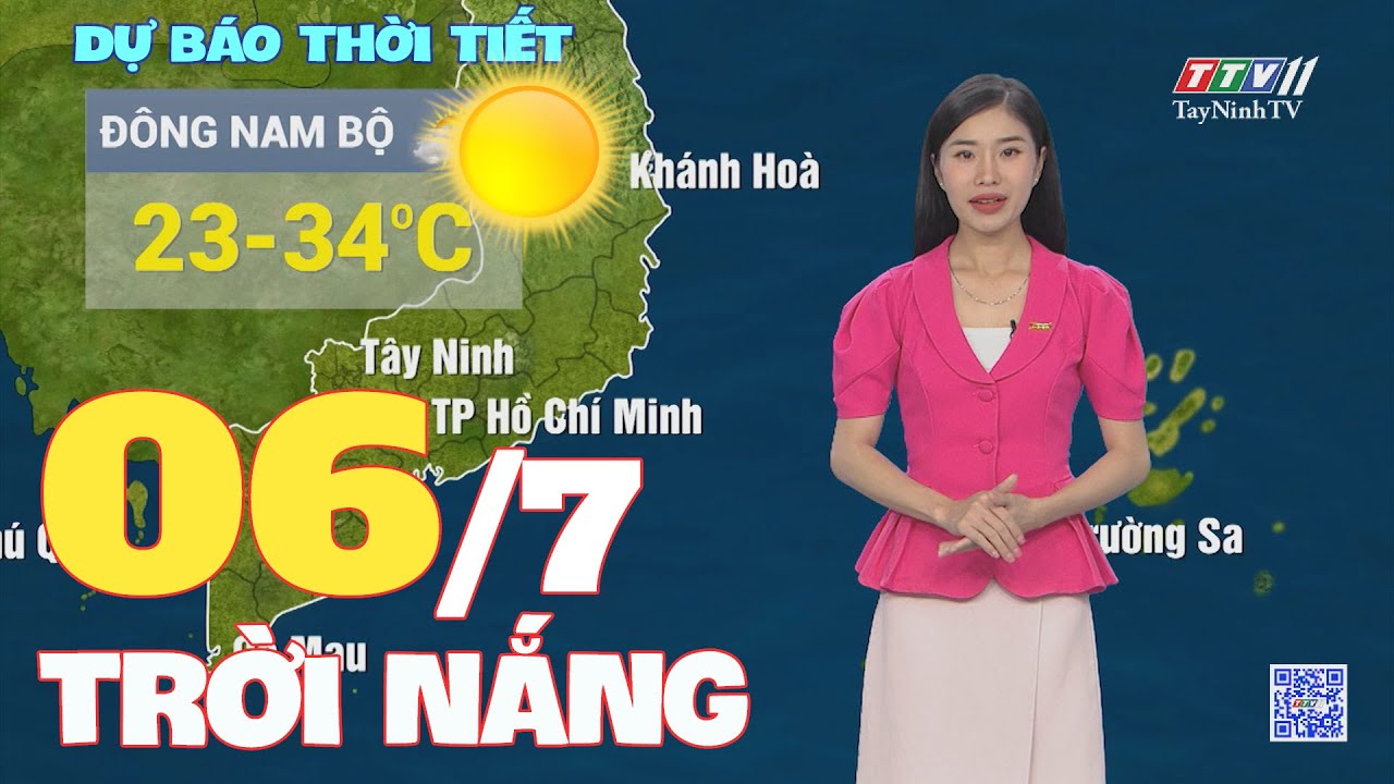 Bản tin thời tiết 06-7-2024 | TayNinhTVENT